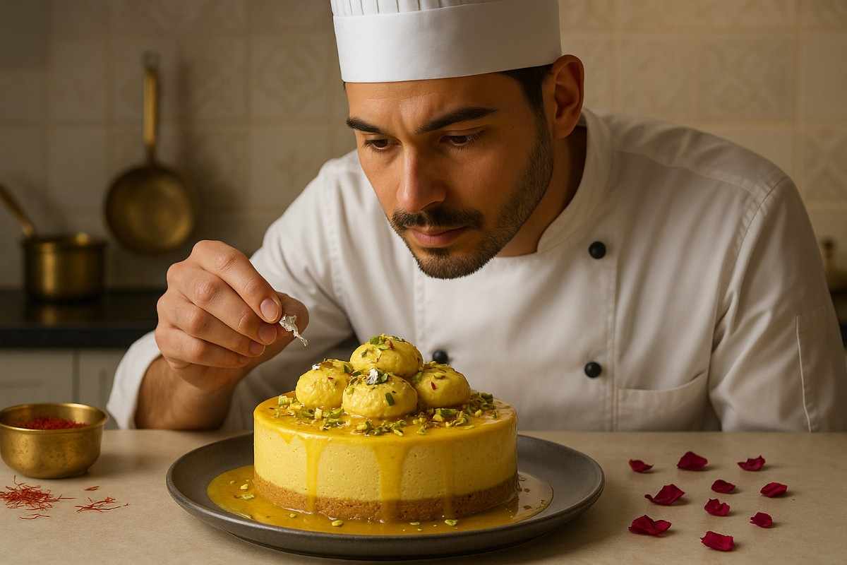 Rasmalai Cheesecake: Where Tradition Meets Indulgence